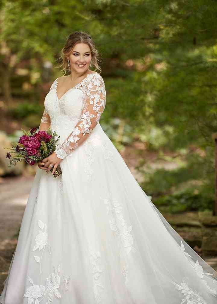 Casual White Wedding Dresses Plus Size