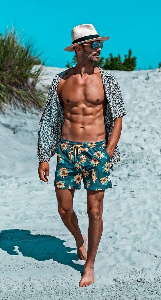 men's beach outfit ideas