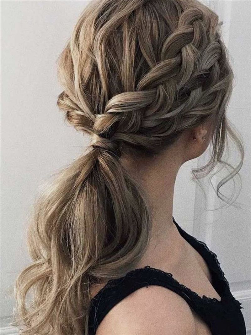 ponytail hairstyle prom