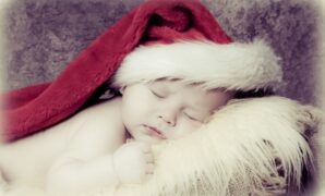 1 Month Baby Boy Christmas Photo Shoot