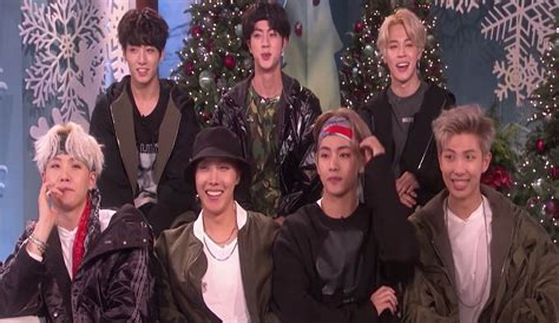 bts 8th member outfits christmas