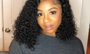 Sew-in deep wave hairstyles