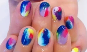 nail designs multi color