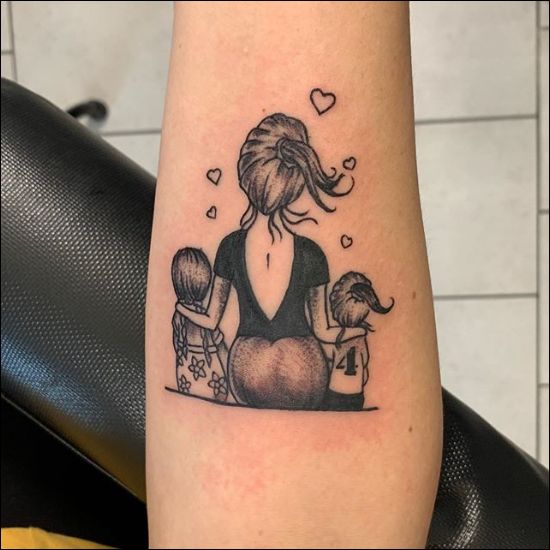 tattoo ideas for moms with sons