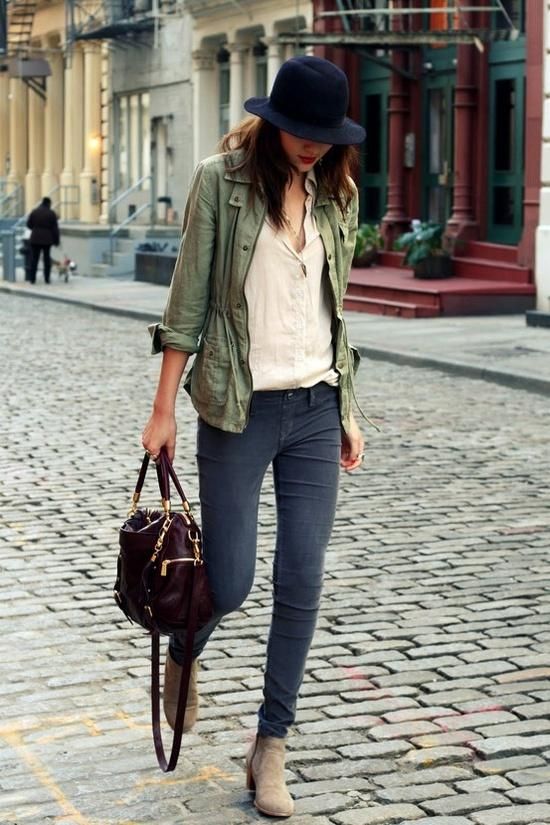 beige ankle boots outfit ideas