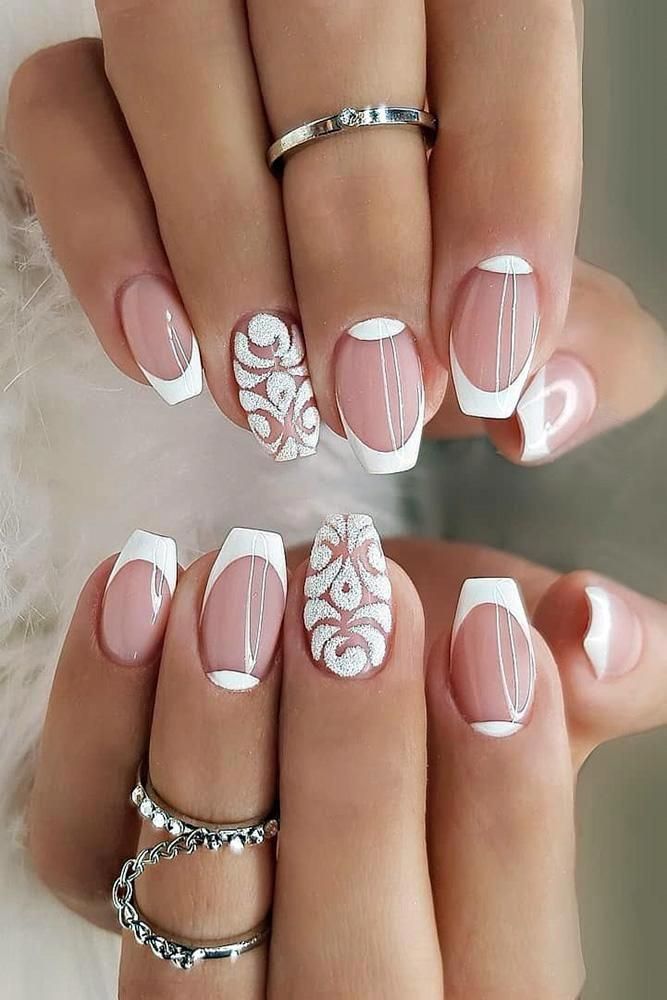 white french nail designs